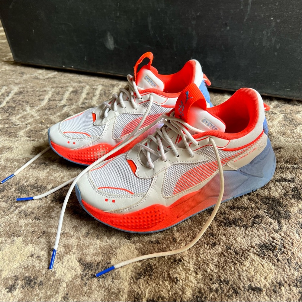 PUMA RS-X neo pop white sneakers